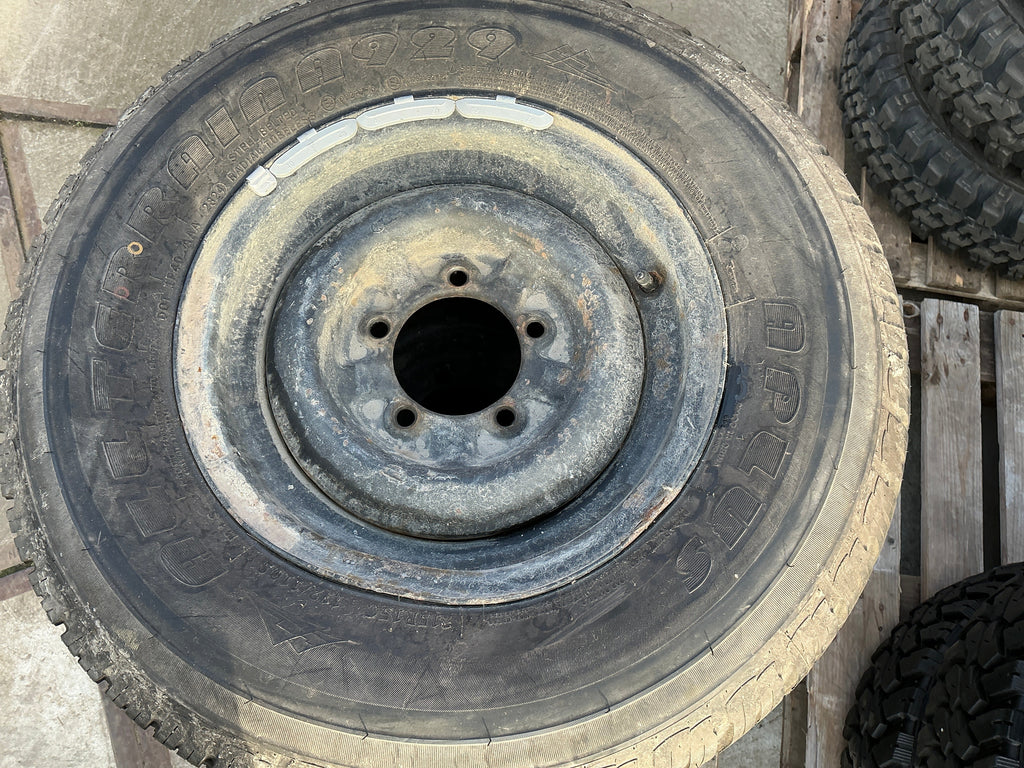 15 Inch Rim and All - Terrain Tire Set – Classic UAZ – Used – Price per Set of 4 – UAZPARTS.COM UAZ PART – OEM 