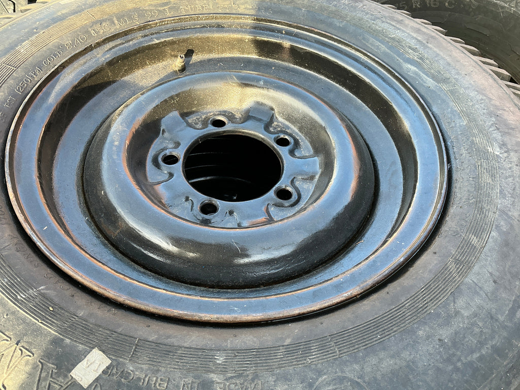 15 Inch Rim and Tire Set – Classic Bukhanka – 8.40 - 15C – Used - Price per Set – UAZPARTS.COM UAZ PART – OEM 