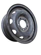 Načíst obrázek do prohlížeče Galerie, 16" Steel Rim Black MATT USED - Bukhanka (Classic &amp; Modern), Hunter &amp; 469 – OEM 316220-3101015-07-BLMATT - - UAZ spare parts