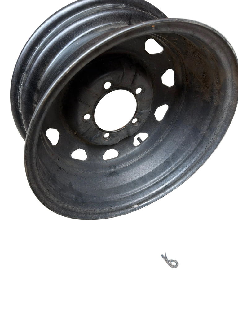 16" Steel Rim Silver USED - Bukhanka (Classic & Modern), Hunter & 469 – OEM 316220-3101015-07-silver - - UAZ spare parts