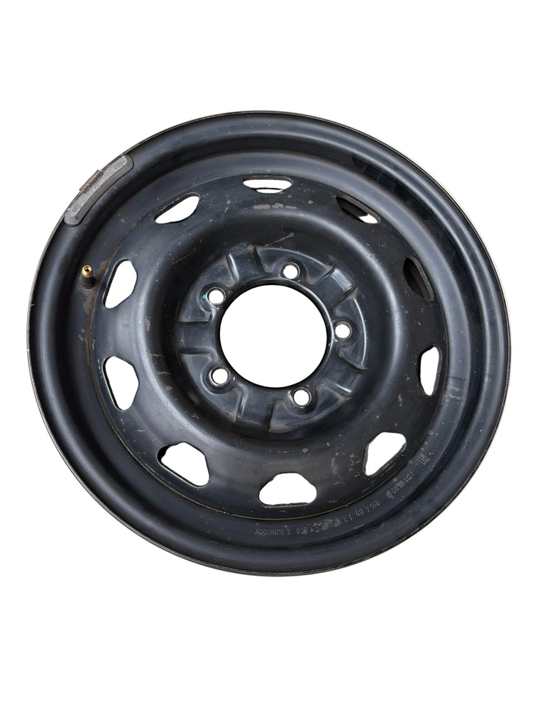 Jante en acier 16" noire BRILLANTE D’OCCASION - Bukhanka (classique et moderne), Hunter et 469 – OEM 316220-3101015-07-BLSHINY