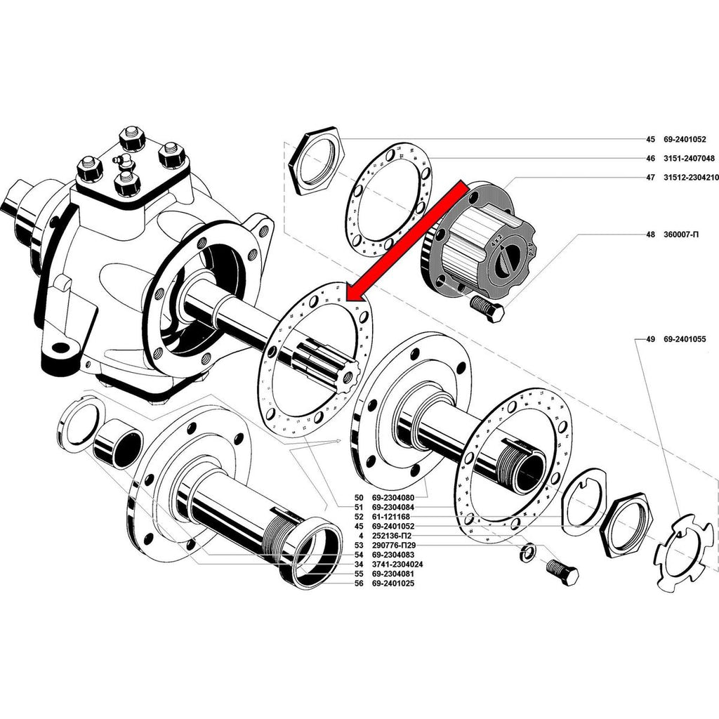 Axle Knuckle Seal – Bukhanka (Classic & Modern), Hunter & 469 – OEM 69-2304084 - Axles, cardan & suspension - UAZ spare parts