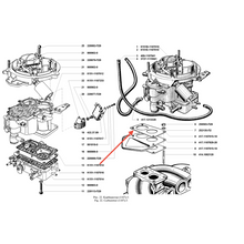 Laden Sie das Bild in den Galerie-Viewer, Carburetor Gasket K-126 (karangelite) - Hunter &amp; 469, Bukhanka Classic - OEM 417.1107015-10 - - UAZ spare parts