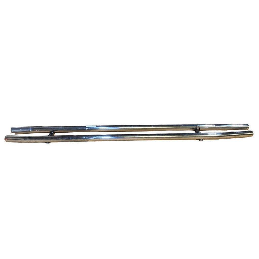 Chrome Rock Sliders (Pair) – Patriot, Bukhanka (Classic 2.4L, Modern 2.7L) – OEM 3456565 - Accessories and upgrades - UAZ spare parts