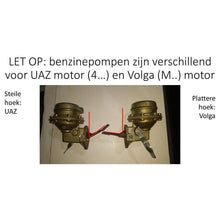 Załaduj zdjęcie do przeglądarki galerii, Fuel Pump – Bukhanka Classic &amp; Hunter/469 (2.4L &amp; 2.9L Carburetor) Volga Engine – OEM 901-1106010 VDT. Double thule connection. - Fuel - UAZ spare parts