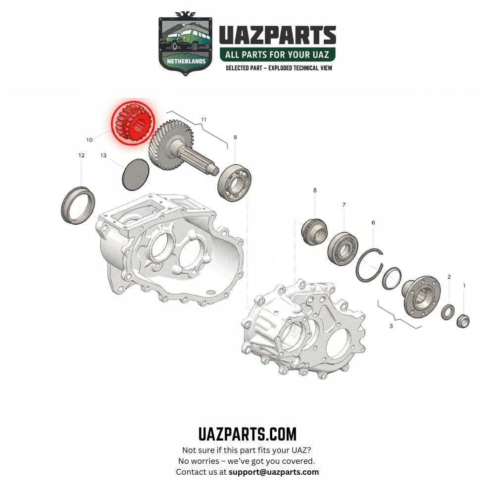 Reduction Gear Transfer Case – Bukhanka Classic & Modern – OEM 3162-00-1802040-20 / 316200180204020 - Clutch and transmission - UAZ spare parts