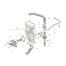 Ladda upp bild till gallerivisning, Thermostat 80 Degrees – Bukhanka Modern, Hunter &amp; 469 (2.7L), Patriot, Profi – OEM 040600130610000-80 - Engine - UAZ spare parts