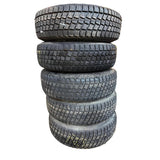 Ratta- ja rehvikomplekt 16 tolli valge 225/75R16 (5x) – Hunter & 469; Buhhanka – KASUTATUD