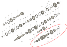 Lataa kuva Galleria-katseluun, ADS 5 - Speed Gear &amp; Shaft Set 33–41 - Bukhanka Modern (2.7L), Hunter &amp; 469 (2.7L) – UAZPARTS.COM UAZ PART – OEM 2206170001001-33to41