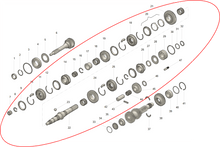 Încarcă imaginea în vizualizatorul Galerie, ADS 5 - Speed Gear &amp; Shaft Set (Items 7–32) - Bukhanka Modern (2.7L), Hunter &amp; 469 (2.7L) (220600170001001 - 7to32) – UAZPARTS.COM UAZ PART – OEM 220600170001001-7to32