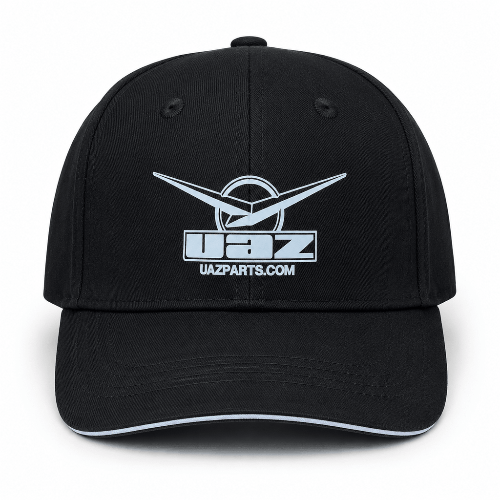 Black UAZ Cap – Worn by Those Who Keep It Moving – UAZPARTS.COM UAZ PART – OEM 452452