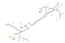 Cargar imagen en el visor de la galería, Brake Hose Rear (460 mm) – Bukhanka (Modern 2.7L), – OEM 3160-3506085 - Brake system - UAZ spare parts