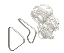Görseli Galeri görüntüleyiciye yükleyin, Drive Belt 1195 – Bukhanka Modern (2.7L) – OEM 316300-1308020-1195 - Engine - UAZ spare parts