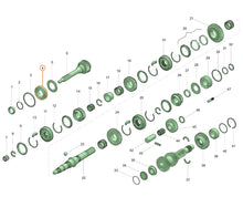 Ladda upp bild till gallerivisning, Gearbox Input shaft End Bearing 5 - Speed – Western Quality – Bukhanka (2.7L), Hunter &amp; 469 - 315195170103200 – UAZPARTS.COM UAZ PART – OEM 315195170103200