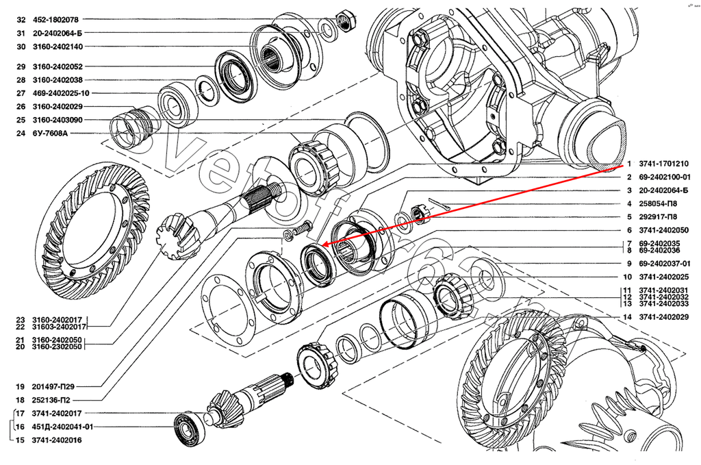 Oil Seal 42x68x15.5 for axl and transfercase – Bukhanka (Classic & Modern), Hunter & 469 – OEM 3741 - 1701210 – UAZPARTS.COM UAZ PART – OEM 3741-1701210