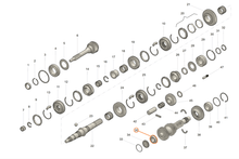Cargar imagen en el visor de la galería, Output Shaft Bearing, 5 - Speed - Bukhanka Modern (2.7L) - OEM 315195170106600 – UAZPARTS.COM UAZ PART – OEM 315195170106600