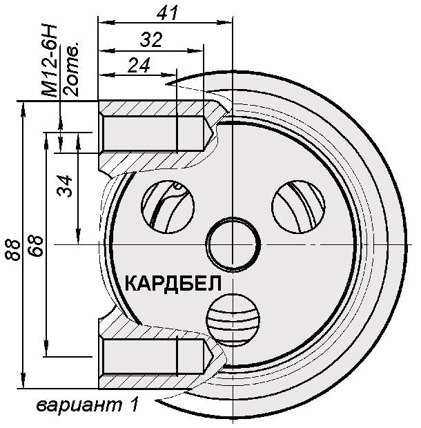 Power Steering Pump ШНКФ453471.105 - 40T M14 – Hunter & 469 (2.7L) – OEM 31602 - 3407010 - 10 – UAZPARTS.COM UAZ PART – OEM 453471.105-40Т