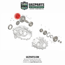 Заредете изображението в галерията, Reduction Gear Transfer Case – Bukhanka Classic &amp; Modern – OEM 3162 - 00 - 1802040 - 20 / 316200180204020 – UAZPARTS.COM UAZ PART – OEM 3162 - 00 - 1802040 - 20 / 316200180204020
