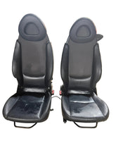 Görseli Galeri görüntüleyiciye yükleyin, Smart Full Leather Heated Seat Set (2 pcs) – Bukhanka (Classic &amp; Modern) – OEM SMART123BLACK - Interior - UAZ spare parts