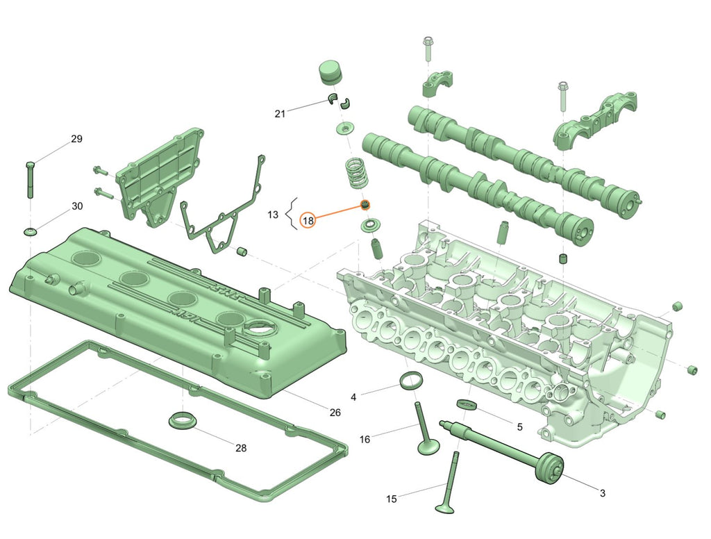 Valve Stem Seals (16) - Patriot; Profi; Hunter & 469 (2.7L) - OEM 406.3906601 – UAZPARTS.COM UAZ PART – OEM 406.3906601
